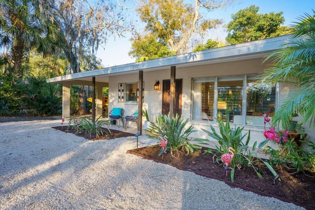 Beautiful Glam Mid-Century 1 Block From Sarasota Bay With Firepit Villa Luaran gambar